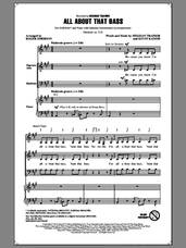 Cover icon of All About That Bass sheet music for choir (SAB: soprano, alto, bass) by Meghan Trainor, Roger Emerson, Kevin Kadish and Meghan Trainer, intermediate skill level