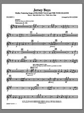 Cover icon of Jersey Boys (Medley), featuring songs of frankie valli and the four seasons sheet music for orchestra/band (trumpet 2) by Bob Crewe, Ed Lojeski, The Four Seasons and Bob Gaudio, intermediate skill level