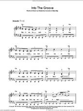 Cover icon of Into The Groove sheet music for voice, piano or guitar by Madonna and Stephen Bray, intermediate skill level