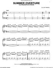 Cover icon of Summer Overture (from Requiem For A Dream) sheet music for voice, piano or guitar by Clint Mansell, intermediate skill level