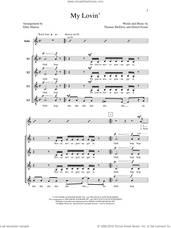 Cover icon of My Lovin' sheet music for choir (SSAA: soprano, alto) by Deke Sharon, Anne Raugh, Denzil Foster, En Vogue and Thomas McElroy, intermediate skill level