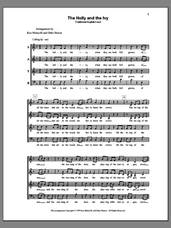 Cover icon of The Holly and the Ivy sheet music for choir (SATB: soprano, alto, tenor, bass) by Deke Sharon, Anne Raugh and Ken Malucelli, intermediate skill level