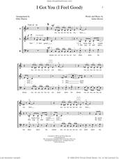 Cover icon of I Got You (I Feel Good) sheet music for choir (SAB: soprano, alto, bass) by Deke Sharon, Anne Raugh and James Brown, intermediate skill level