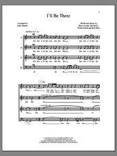 Cover icon of I'll Be There sheet music for choir (SATB: soprano, alto, tenor, bass) by Deke Sharon, Anne Raugh, Berry Gordy, Bob West, Hal Davis, Jackson 5 and Willie Hutch, intermediate skill level
