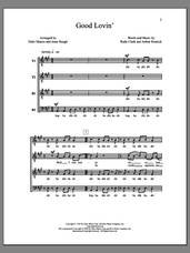 Cover icon of Good Lovin' sheet music for choir (TTBB: tenor, bass) by Deke Sharon, Anne Raugh, Arthur Resnick and Rudy Clark, intermediate skill level