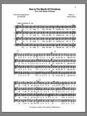 Cover icon of Now Is The Month Of Christmas sheet music for choir (SATB: soprano, alto, tenor, bass) by Anne Raugh, Ken Malucelli and Thomas Morley, intermediate skill level