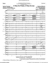 Cover icon of A Time for Praise, A Time for Joy (COMPLETE) sheet music for orchestra/band by Heather Sorenson, Louis Bourgeois and Thomas Ken, intermediate skill level