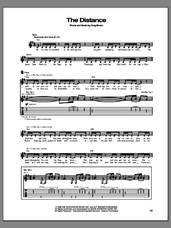 Cover icon of The Distance sheet music for guitar (tablature) by Cake and Greg Brown, intermediate skill level