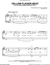 Cover icon of Yellow Flicker Beat sheet music for piano solo by Lorde and Joel Little, easy skill level