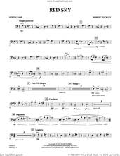 Cover icon of Red Sky (Digital Only) sheet music for concert band (string bass) by Robert Buckley, intermediate skill level