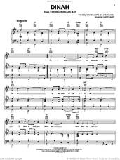 Cover icon of Dinah sheet music for voice, piano or guitar by Bing Crosby, Benny Goodman, Count Basie, Django Reinhardt, Lionel Hampton, Louis Armstrong, The Mills Brothers, Thomas Waller, Harry Akst, Joe Young and Sam Lewis, intermediate skill level