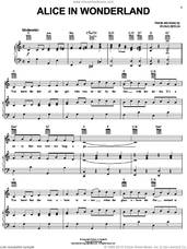Cover icon of Alice In Wonderland sheet music for voice, piano or guitar by Irving Berlin, intermediate skill level