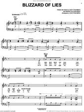 Cover icon of Blizzard Of Lies sheet music for voice, piano or guitar by Dave Frishberg and Samantha Frishberg, intermediate skill level