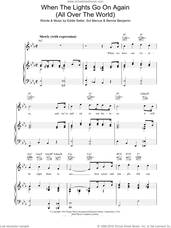 Cover icon of When The Lights Go On Again (All Over The World) sheet music for voice, piano or guitar by Vaughn Monroe, Bennie Benjamin, Eddie Seiler and Sol Marcus, intermediate skill level