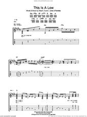 Cover icon of This Is A Low sheet music for guitar (tablature) by Blur, Alex James, Damon Albarn, David Rowntree and Graham Coxon, intermediate skill level