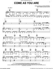 Cover icon of Come As You Are sheet music for voice, piano or guitar by Matt Maher, Ben Glover and David Crowder, intermediate skill level