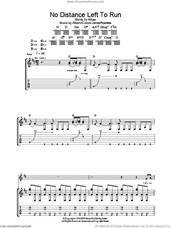 Cover icon of No Distance Left To Run sheet music for guitar (tablature) by Blur, Alex James, Damon Albarn, David Rowntree and Graham Coxon, intermediate skill level
