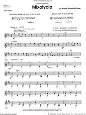Cover icon of Mixolydia sheet music for percussions by Kristen Shiner McGuire, intermediate skill level