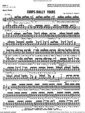 Cover icon of Corps-Dially Yours sheet music for percussions by Funnell, intermediate skill level