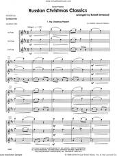 Cover icon of Russian Christmas Classics (COMPLETE) sheet music for flute trio by Russell Denwood, intermediate skill level