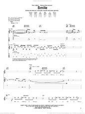 Cover icon of Smile sheet music for guitar (tablature) by Kutless, Aaron Sprinkle and Jon Micah Sumrall, intermediate skill level