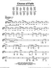 Cover icon of Chorus Of Faith sheet music for guitar solo (chords) by Michael Card and Phil Naish, easy guitar (chords)
