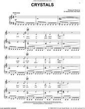 Cover icon of Crystals sheet music for voice, piano or guitar by Of Monsters And Men, Arnar Rosenkranz Hilmarsson, Nanna Bryndis Hilmarsdottir and Ragnar Thorhallsson, intermediate skill level