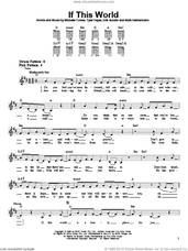 Cover icon of If This World sheet music for guitar solo (chords) by Jaci Velasquez, Erik Sundin, Mark Heimermann, Michelle Tumes and Tyler Hayes-Bieck, easy guitar (chords)