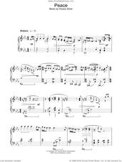 Cover icon of Peace sheet music for piano solo by Norah Jones and Horace Silver, intermediate skill level