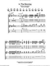 Cover icon of In The Morning sheet music for guitar (tablature) by Razorlight and Johnny Borrell, intermediate skill level