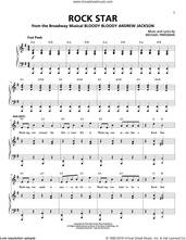 Cover icon of Rock Star sheet music for voice and piano by Michael Friedman, intermediate skill level