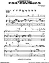 Cover icon of Knockin' On Heaven's Door sheet music for guitar (tablature) by Guns N' Roses, Bob Dylan and Eric Clapton, intermediate skill level