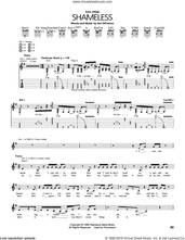 Cover icon of Shameless sheet music for guitar (tablature) by Ani DiFranco, intermediate skill level