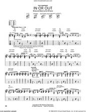 Cover icon of In Or Out sheet music for guitar (tablature) by Ani DiFranco, intermediate skill level