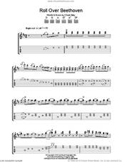 Cover icon of Roll Over Beethoven sheet music for guitar (tablature) by Chuck Berry and The Beatles, intermediate skill level