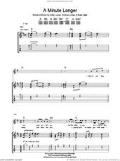 Cover icon of A Minute Longer sheet music for guitar (tablature) by Stereophonics, Kelly Jones, Richard Jones and Stuart Cable, intermediate skill level