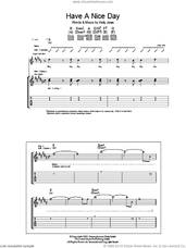 Cover icon of Have A Nice Day sheet music for guitar (tablature) by Stereophonics and Kelly Jones, intermediate skill level