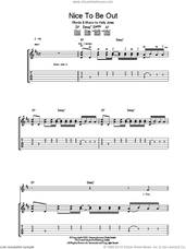 Cover icon of Nice To Be Out sheet music for guitar (tablature) by Stereophonics and Kelly Jones, intermediate skill level