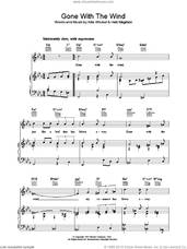 Cover icon of Gone With The Wind sheet music for voice, piano or guitar by Allie Wrubel and Herb Magidson, intermediate skill level