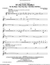 Cover icon of It's the Girls (Medley) sheet music for orchestra/band (Bb trumpet 1) by Mac Huff, Andy Kim, Bette Midler, Ellie Greenwich, Jeff Barry, Phil Spector and Ronettes, intermediate skill level
