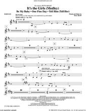 Cover icon of It's the Girls (Medley) sheet music for orchestra/band (baritone sax) by Mac Huff, Andy Kim, Bette Midler, Ellie Greenwich, Jeff Barry, Phil Spector and Ronettes, intermediate skill level