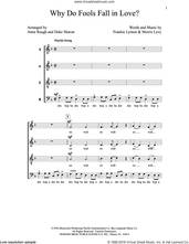 Cover icon of Why Do Fools Fall in Love? sheet music for choir (SATB: soprano, alto, tenor, bass) by Deke Sharon, Anne Raugh, Frankie Lymon and Morris Levy, intermediate skill level
