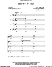 Cover icon of Leader Of The Pack sheet music for choir (SSAA: soprano, alto) by Deke Sharon, Anne Raugh, Ellie Greenwich, George Morton and Jeff Barry, intermediate skill level