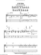 Cover icon of U16 Girls sheet music for guitar (tablature) by Merle Travis and Fran Healy, intermediate skill level