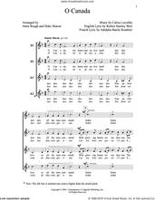 Cover icon of O Canada sheet music for choir (SSAA: soprano, alto) by Deke Sharon, Adolphe-Basile Routhier, Anne Raugh, Calixa LavallAAe, Calixa Lavallee and Robert Stanley Weir, intermediate skill level