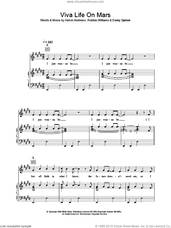 Cover icon of Viva Life On Mars sheet music for voice, piano or guitar by Robbie Williams, Danny Spencer and Kelvin Andrews, intermediate skill level