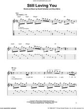 Cover icon of Still Loving You sheet music for guitar (tablature, play-along) by Scorpions, Klaus Meine and Rudolf Schenker, intermediate skill level