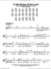 Cover icon of In The Name Of The Lord sheet music for guitar solo (chords) by Sandi Patty, Gloria Gaither and Phill McHugh, easy guitar (chords)