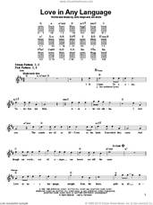 Cover icon of Love In Any Language sheet music for guitar solo (chords) by Sandi Patty, John Mays and Jon Mohr, easy guitar (chords)