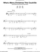 Cover icon of What A Merry Christmas This Could Be sheet music for guitar solo (chords) by Hank Cochran, George Strait and Harlan Howard, easy guitar (chords)
